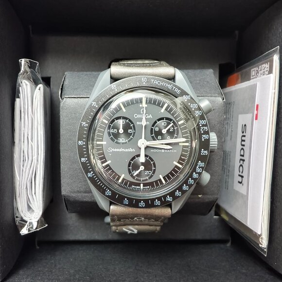 NWT Swatch X Omega Moonswatch Mission To The Mercury Watch - Picture 3 of 4